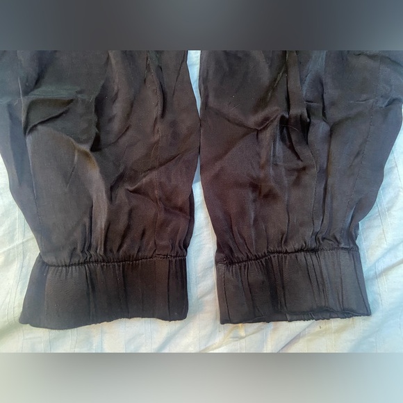 Zara women’s black satin harem pants - Picture 2 of 5